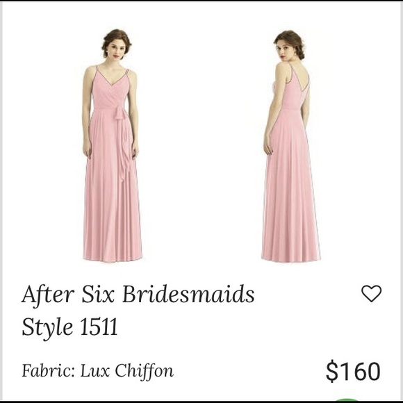 after 6 bridesmaid dresses
